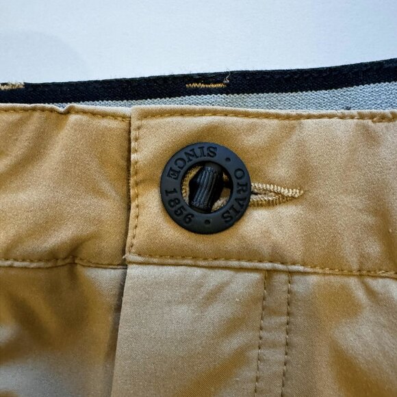 Orvis Men's Tech Shorts Tan Khaki Stretch Size 40 9" Inseam - Picture 4 of 7